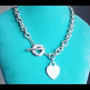 AUTHENTIC Tiffany & Co. Heart Toggle Necklace